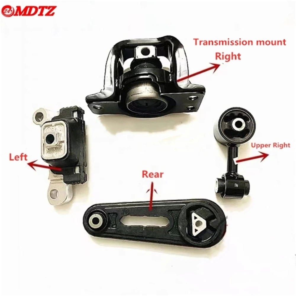 4pcs/set Engine Mount Support Transmission Mount 11210ed800 For Nissan