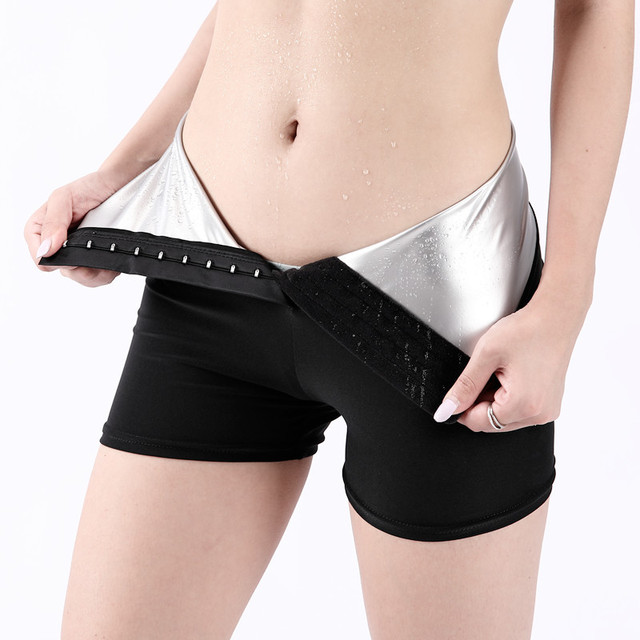 Shaper Pants Sauna Shapers Hot Sweat Sauna Effect Slimming Pants Fitness Short Shapewear Workout Gym Leggings Fitness Pants