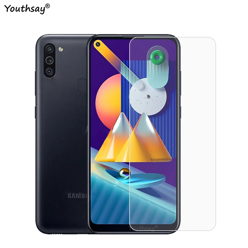 For Samsung Galaxy M11 Glass Screen Protector Len Camera Glass For