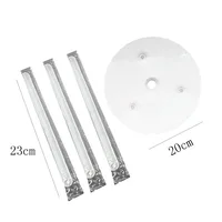 Cadre de Support de gâteau multicouche, supports pratiques, moule rond, Support de Dessert, entretoise, Support d'empilage, cuisine, outil de décoration de gâteau, bricolage, nouveau 2