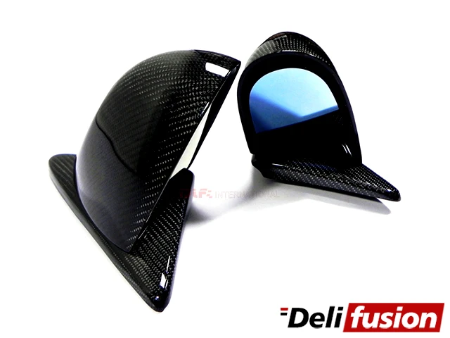 For Hondas Civics EK High Quality Carbon Fiber Window Side Scoop Mirrors JDM Racing Manual Adjustable Rearview Mirror