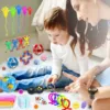 120Pcs Fidget Toys Set Autism ADHD Sensory Toy Bulk Fidgets for Classroom Squishy Toy Party Favors for Adults Kids Boys Girls 6