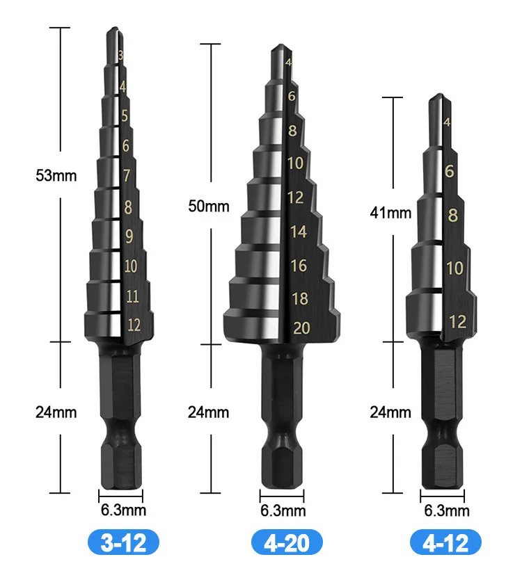 3Pcs Set Black