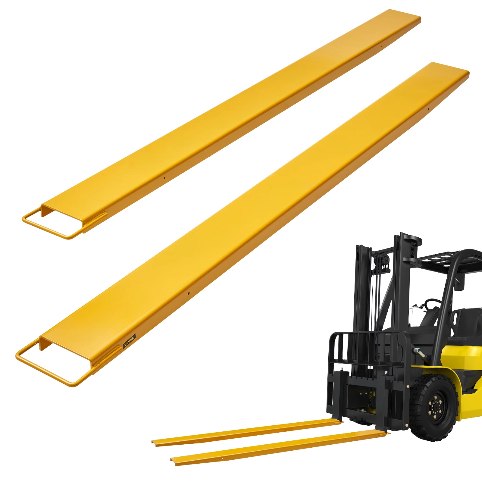 Carbon Steel Forklift Pallet Extensions for Heavy Duty Lifting
