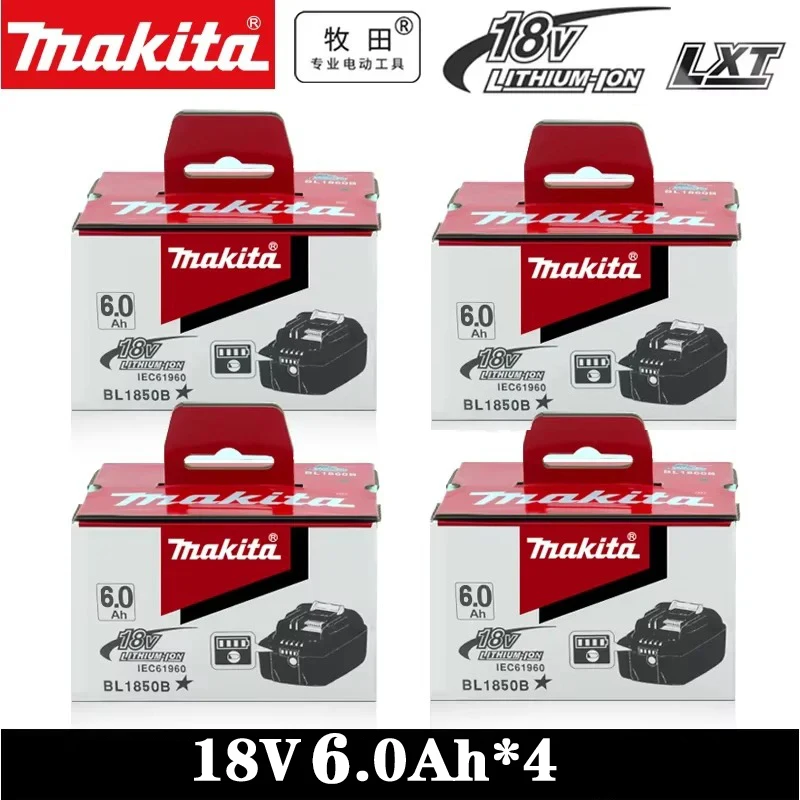 4pcs 6.0Ah