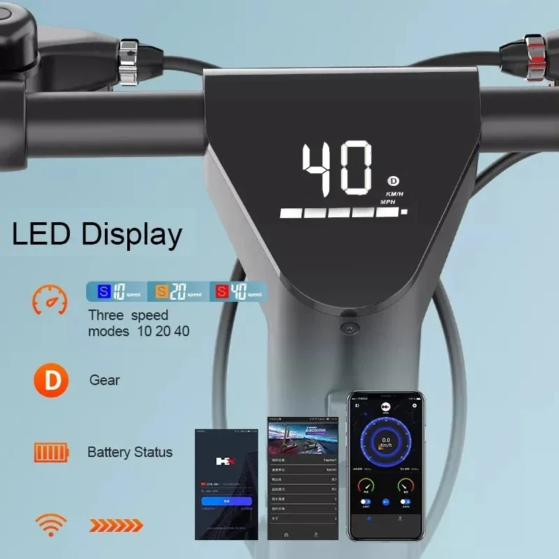 Remote, Powerful, Fast Electric Scooter, Electric Foldable X9 Mobile Scooter