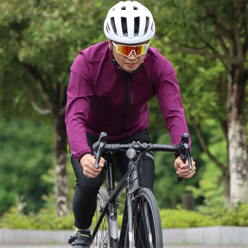 

New All Season Cycling Rain Jacket Windproof & Waterproof Technology High Breathable 3-layer Fabric Cycling Gear