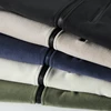 2024 Men's Shirt Long Sleeve Thickened Polar Fleece Zip-Up Stand Collar Warm Autumn Winter Jacket Male Big Size 6xl 7xl 8xl 5