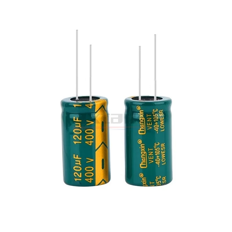 120UF 400V 450V 18*30MM High Frequency Low ESR Aluminum Electrolytic Capacitor 5PCS