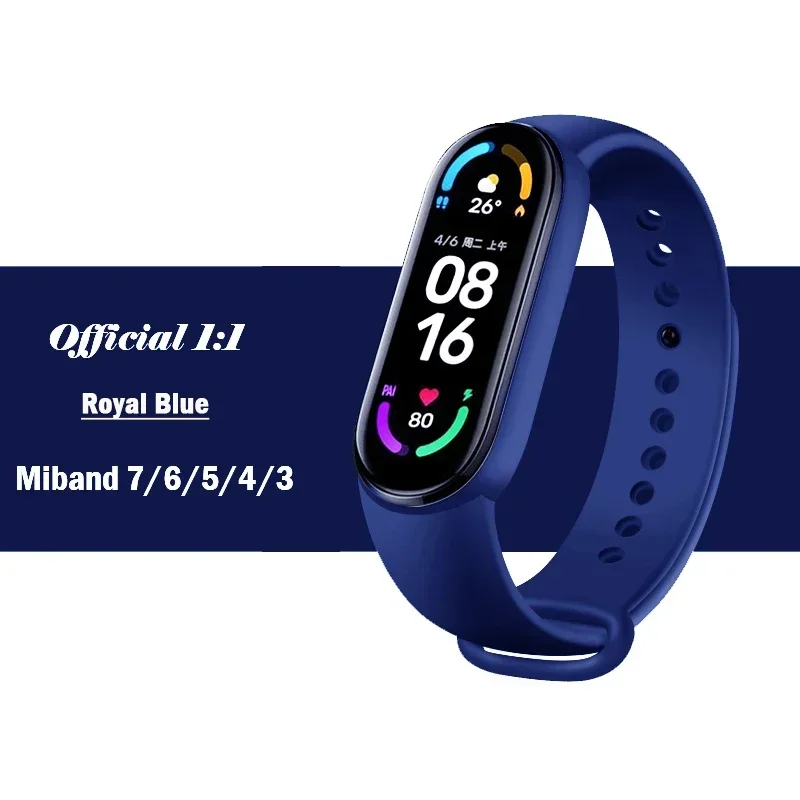Premium Silicone Sport Strap for Mi Band Bracelet Watch