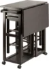 Suzanne 3-PC Set Space Saver Kitchen, Coffee Finish, 29.61x29.13x32.76 1