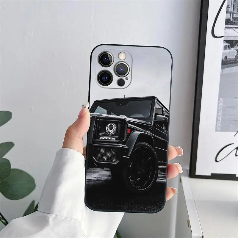Sleek Men's SUV Sports Car Phone Case - Premium Soft Cover
