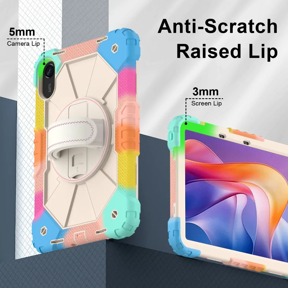 360 Rotating Stand Tablet Case with Shoulder Strap