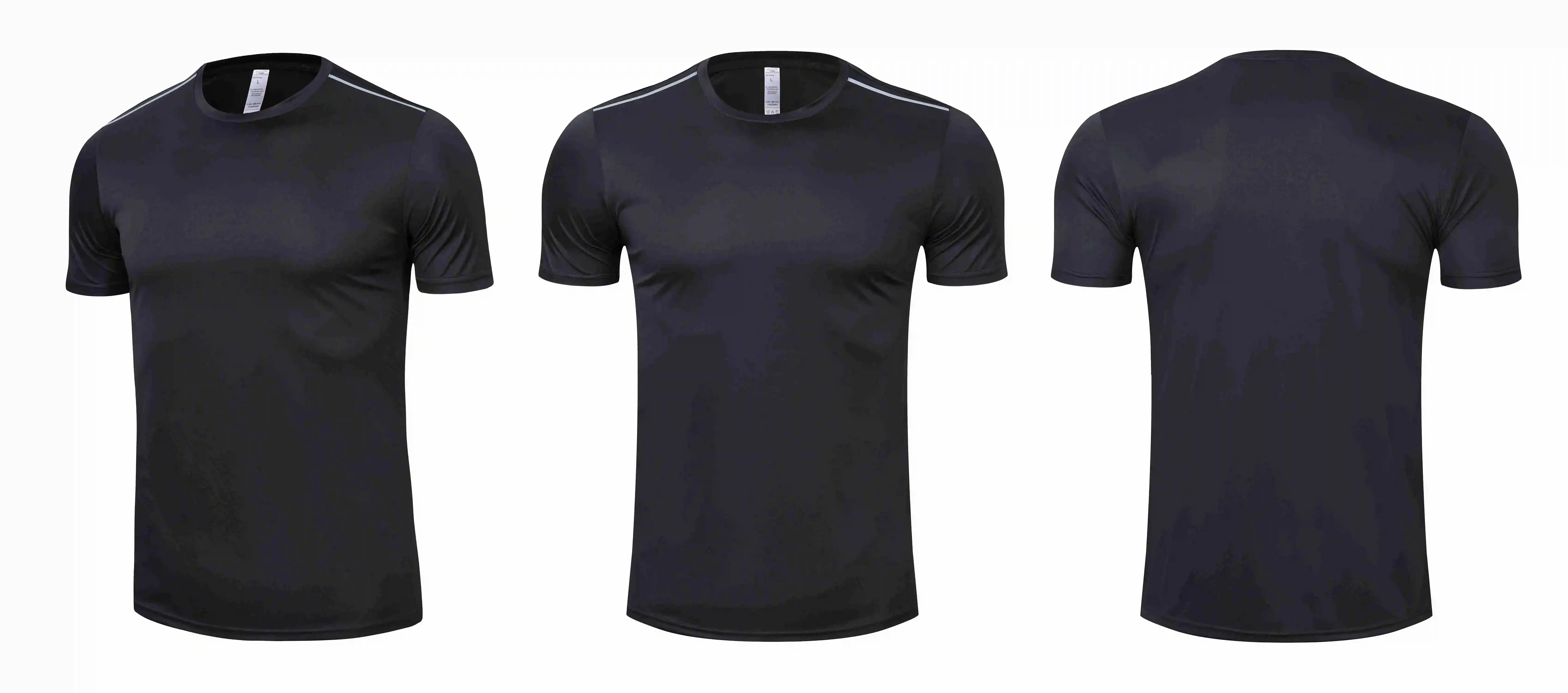 Men Women Quick Dry Short Sleeve Sport T Shirt Gym Jerseys Fitness Shirt Trainer Running T-Shirt Teenager Breathable Sportswears