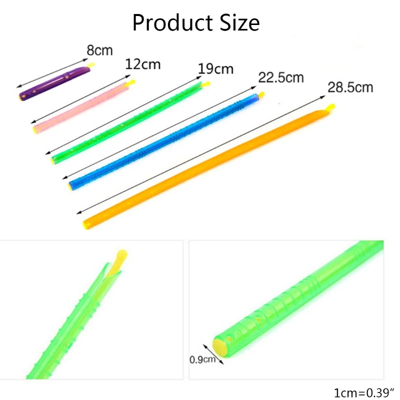 30Pcs 5 Colors Sealing Clips Bag Sealer Closure Sticks Portable Food Saver Container Plastic Fresh-Keeping Clamp Rod