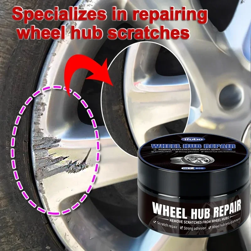 Wheel hub Scratch Repair wax 1