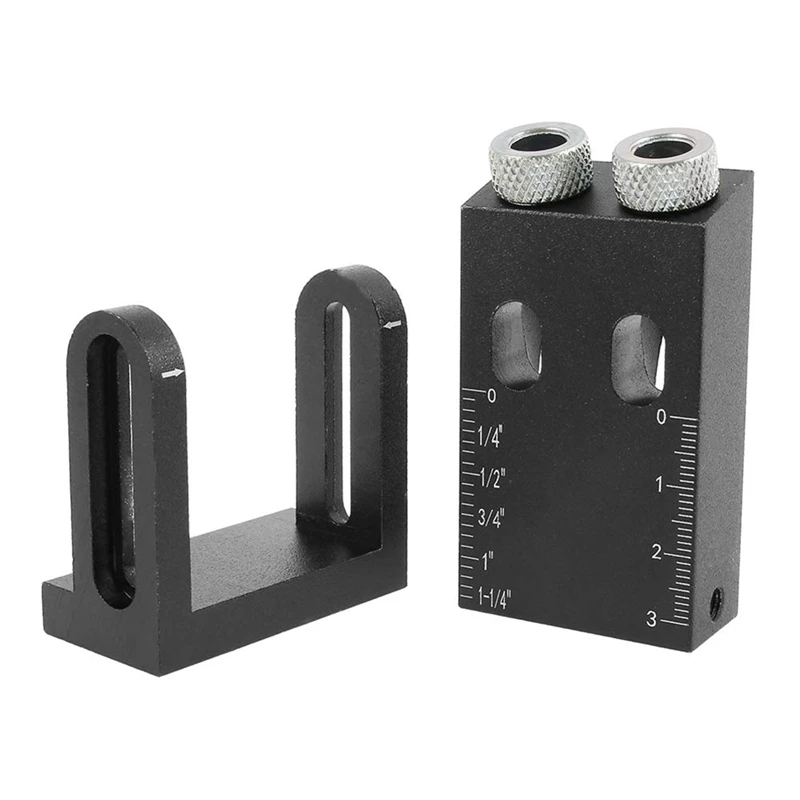 포켓 홀 스크류 장치, 앵글 머시닝 앵글 도구 세트, 목공용, 홀 드라이브 어댑터, 6/8mm, 10mm, 35 개