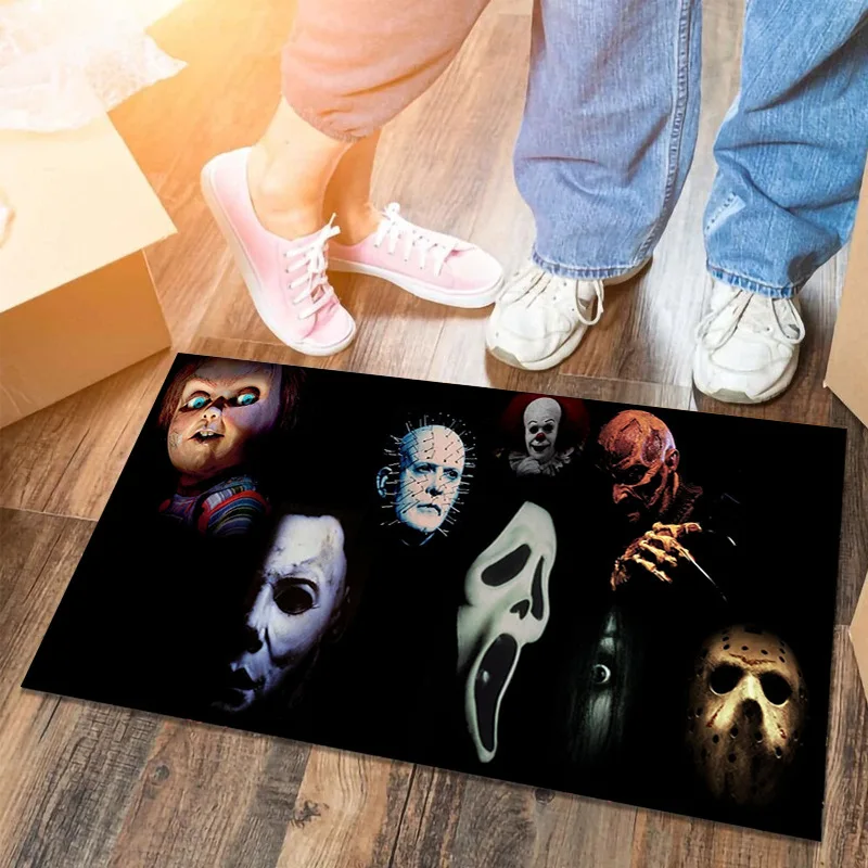 Floor Mat Halloween Horror Thriller Decorative Diatom Carpet Toilet Entrance Bathroom Washable Dirty Resistant Non-Slip
