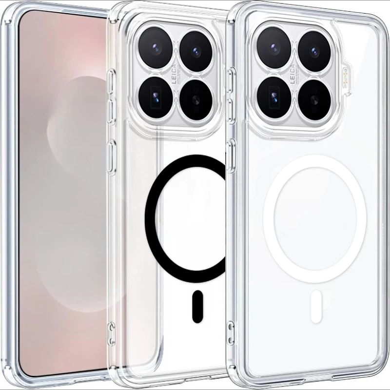 Magnetic Soft Phone Case with Shock Protection Cover