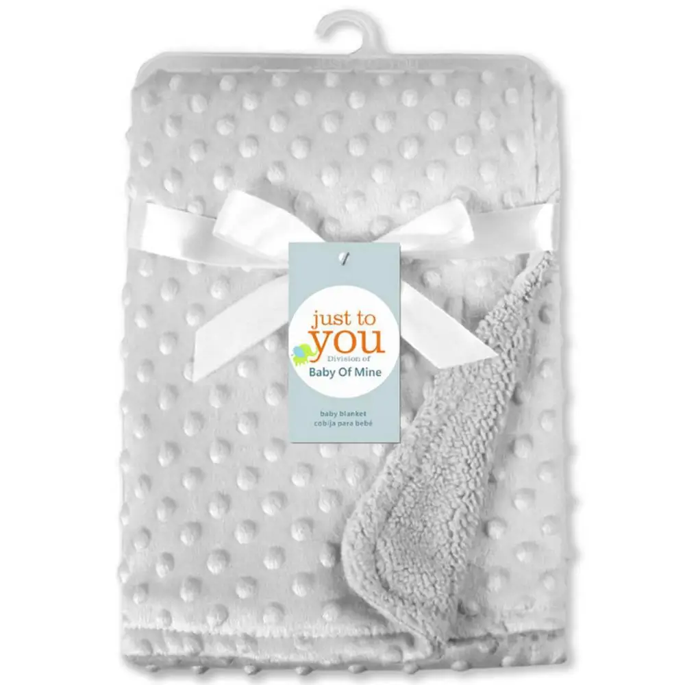 Newborn Baby Blankets Warm Fleece Thermal Soft Stroller Sleep Cover Beanie Infant Bedding Swaddle Wrap Kids Baby Bath Towel