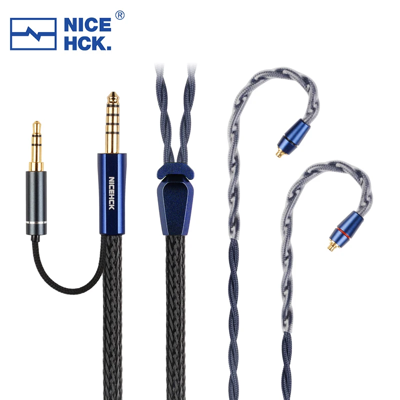 Nicehck dualdragon 8N occ+microalloy CVD grafenu vlajková loď hifi sluchátko kabel 4.4mm 3.5 dvojí woblery MMCX 2póly pro bravery KATO