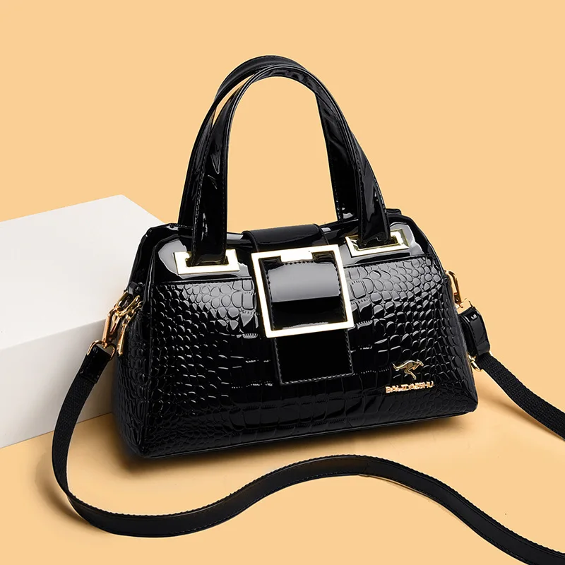 

Luxury Designer Handbag Purses Brand Crossbody Bags For Women's 2023 New Crocodile Pattern Leather Shoulder Bags Casual Tote Bag