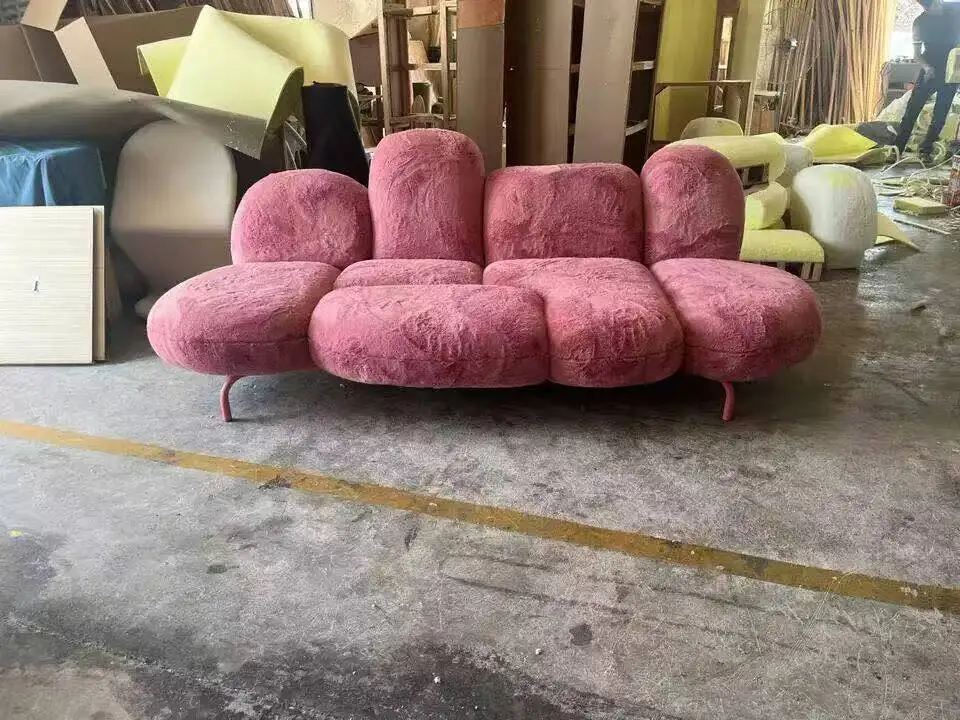 أرائك غرفة المعيشة الإيطالية الكلاسيكية السوداء، أرائك عصرية ناعمة بتصميم أنيق، أريكة نوردية لغرفة الجلوس، أثاث منزلي