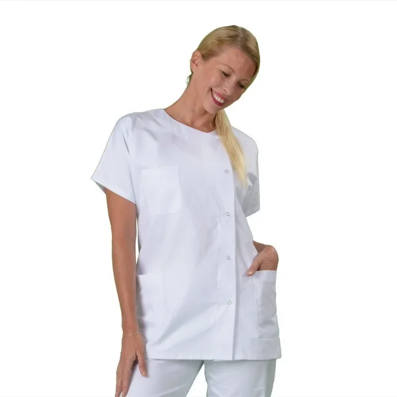 New Arrival Autumn Winter Doctor Coat Sweater Design White Lab Coat Medical Uniforms for Both Genders Couple