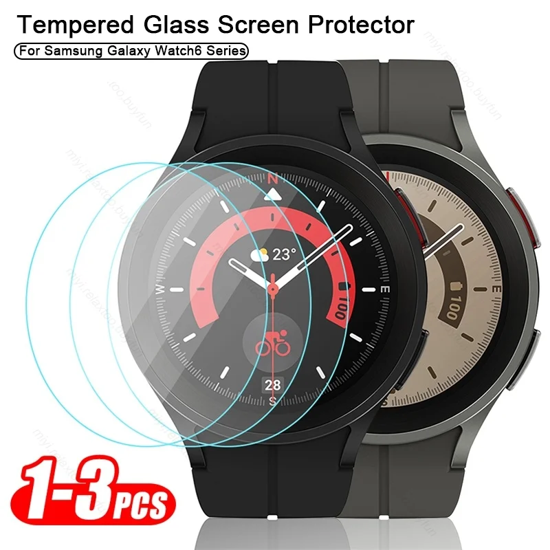 

1-3PCS Tempered Glass for Samsung Galaxy Watch 6 44MM 40MM Anti-Scratch Screen Protector Film Sumsung Watch6 Classic 43MM 47MM