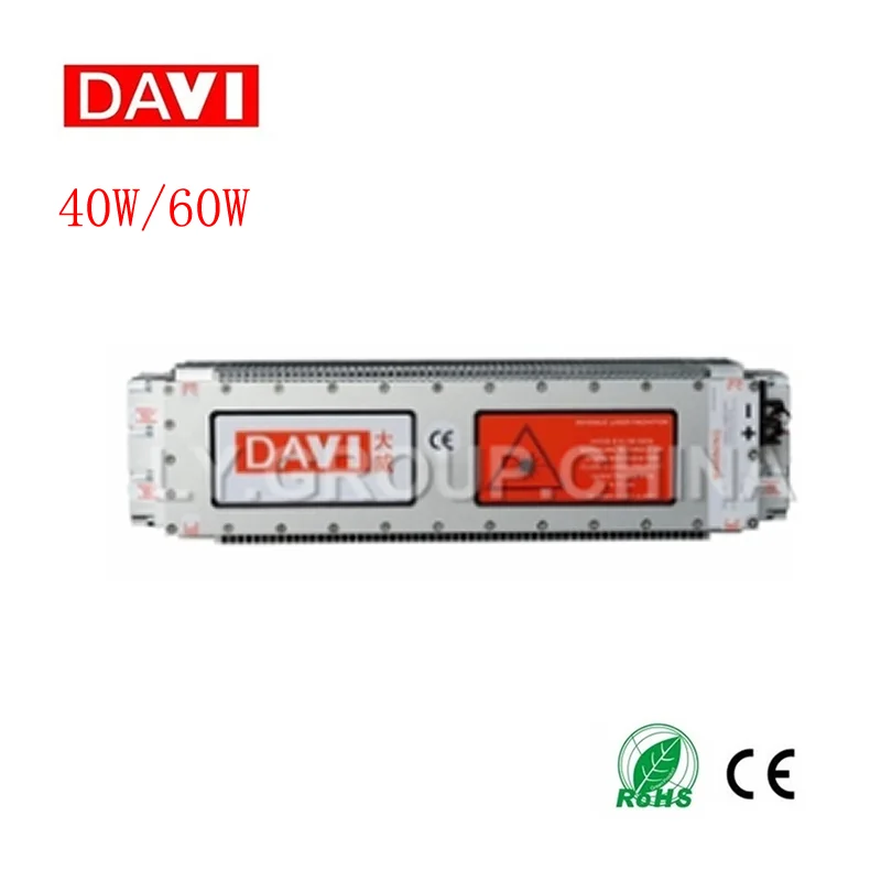 

DAVI 40W 60W Radio Frequency RF CO2 Metal Pipe Laser Marking Machine Parts For Non-Metal Wood Acrylic Leather Paper Quick Mark