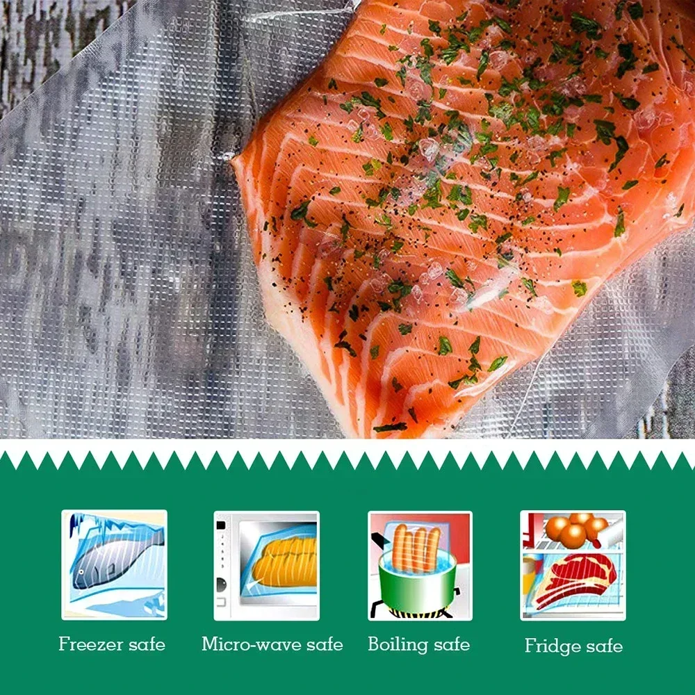 Sous Vide Vacuum Sealer Roll Bags - 300CM for Food Storage and Packaging