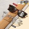 Men Women Multifocal Progressive Photochromic Reading Glasses Anti-blue Light Far Eyewear Sunglasses with Diopters +1.0 To +4.0 2