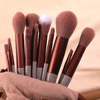 Set de 13 brochas de maquillaje premium: Difuminación y Suavidad | Emoape