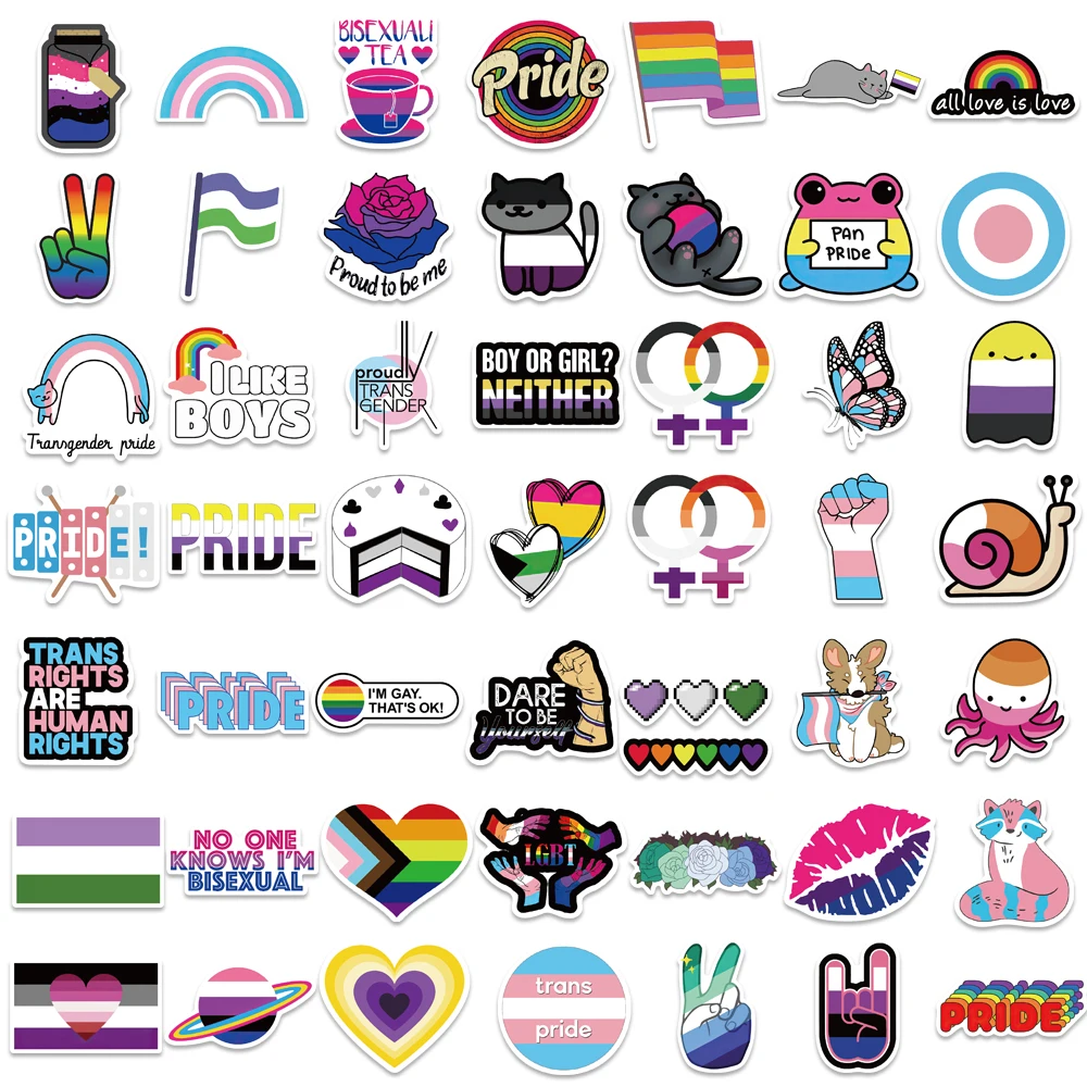 LGBTQ Pride Laptop Stickers