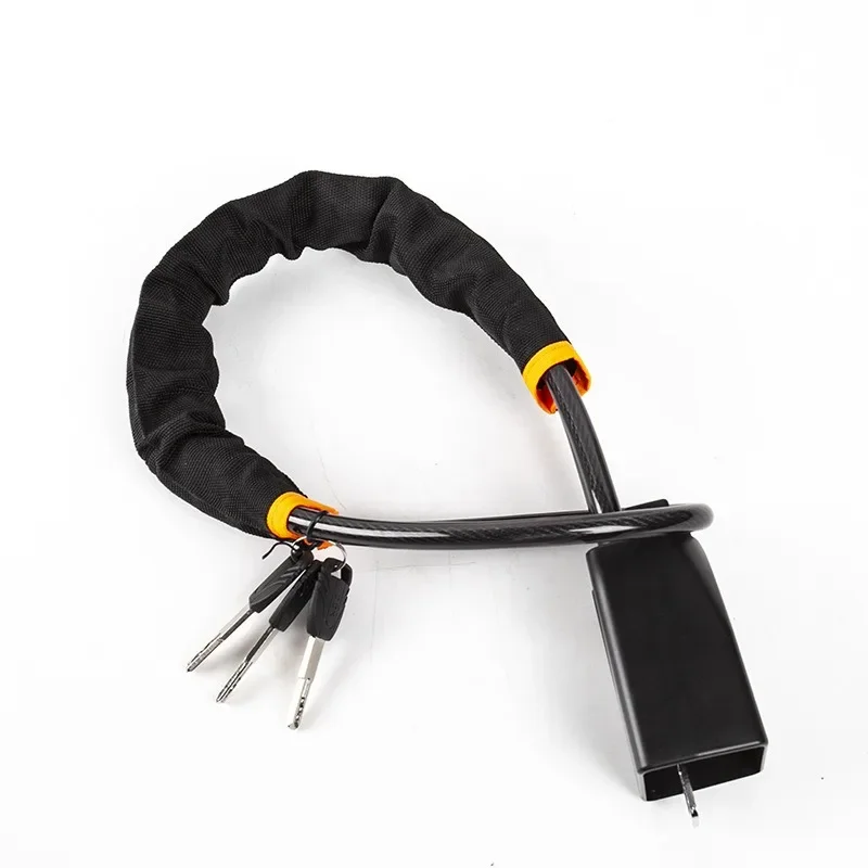 Universal Car Steering Wheel Lock with Seat Belt Buckles - Sturdy Anti-Theft Device