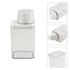 700/1100/1500/1900ml Laundry Detergent Dispenser Refillable Laundry Washing Up Powder Container Soap Detergents Storage Box Lid 3