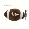 1Pc Pet Plush Sound-Making Toy New Ball Dog and Cat Toys Football Rugby Interactive Puppy Training Toys Boredom - Pet Supplies 2