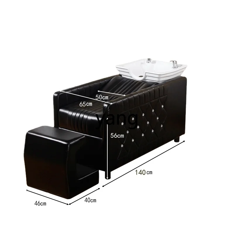 

LMM лежачий полноценный парикмахерский шампунь-стул тайская Педальная промывочная кровать для парикмахерской