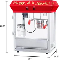 Countertop Popcorn Machine 1.5 Gallon Popper 6oz Kettle Old Maids Drawer Wa 2
