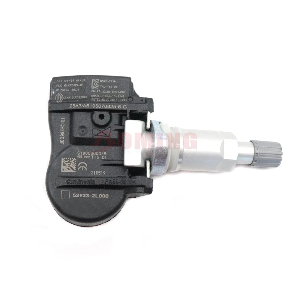 ڵ TPMS Ÿ̾ з ͸ , 52933-2L000 433MHz,  I10 [PA] I30 [FD]   [ED] 2006-2013 52933-2L600