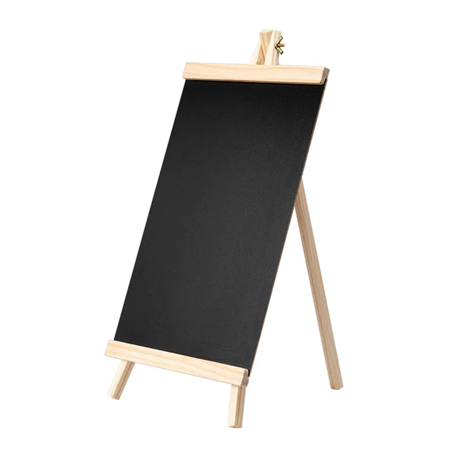 Blackboard Sign Standing Wooden Mini Chalk Boards Menu Message Tabletop Bride Wedding Frame: A Perfect Addition to Your Decor
