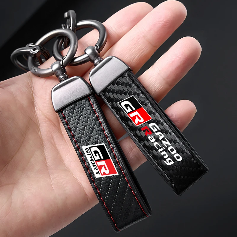 Auto Leather Keychain Key Ring Accessory