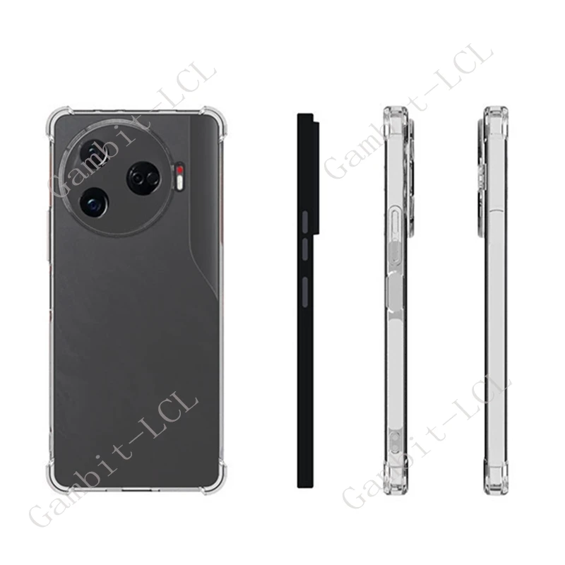 Anti-Falling Shockproof Soft TPU Back Cover