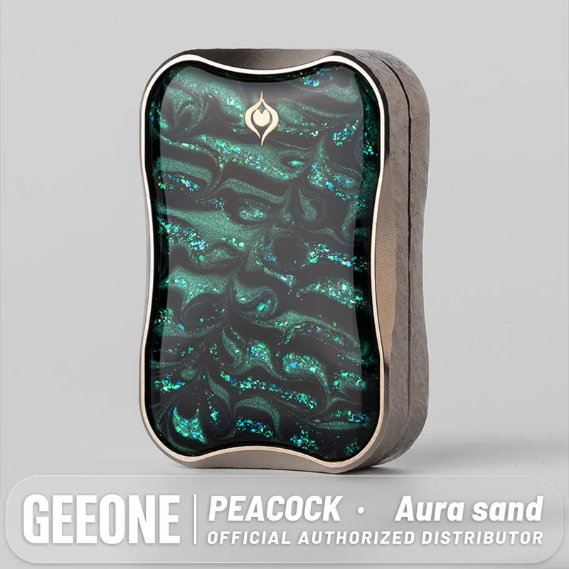 ピーコックオーラサンドフローティングフィジェットスライダー金属