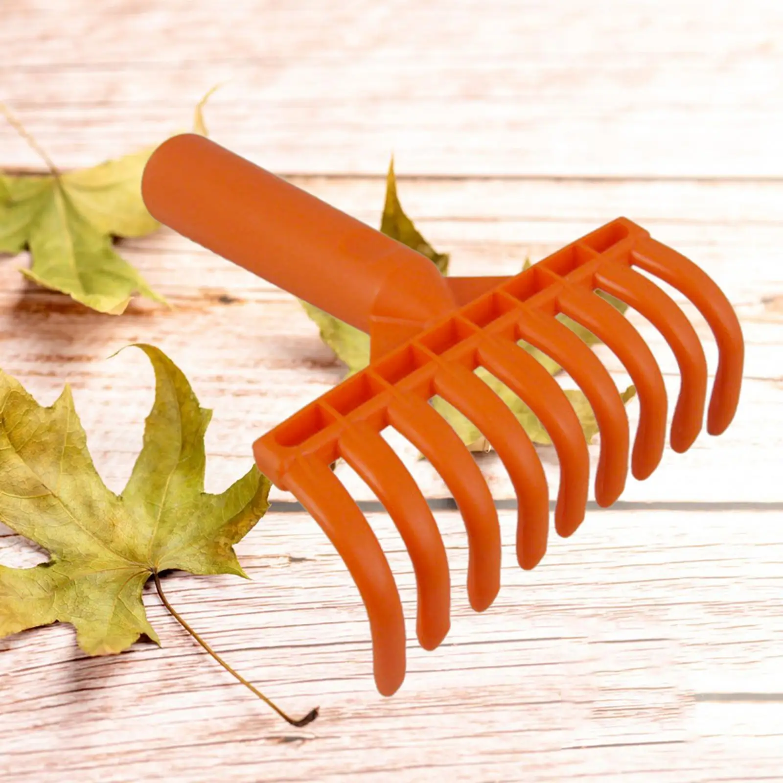 Small Yard Leaf Rake Grass Removal Gardening Hand Claw Leaves Grooming Cleaning