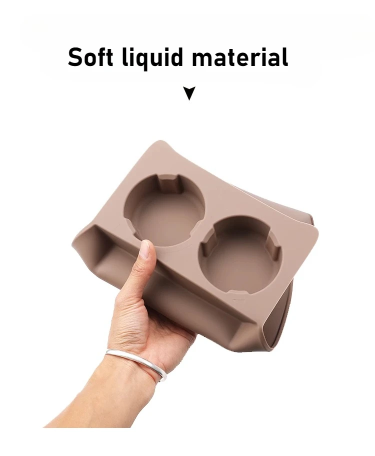 For AVATR 07 Car Central Control Lower Storage Box Silicone Partition Storage Water Cup Holder Car Interior Organizer Box Tray detail image 4