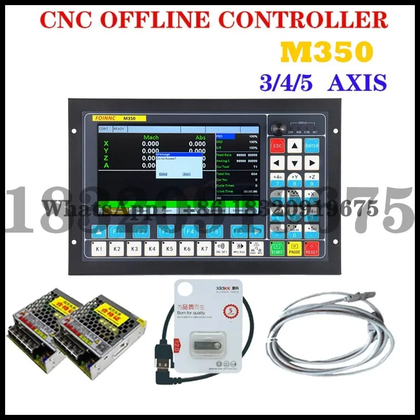 Cyclmotion CNC ATC 컨트롤러, 조각 및 밀링 교체용, M350 DDCS EXPERT 3/4/5 축, 1MHz G 코드, mach3 ddcsv3.1