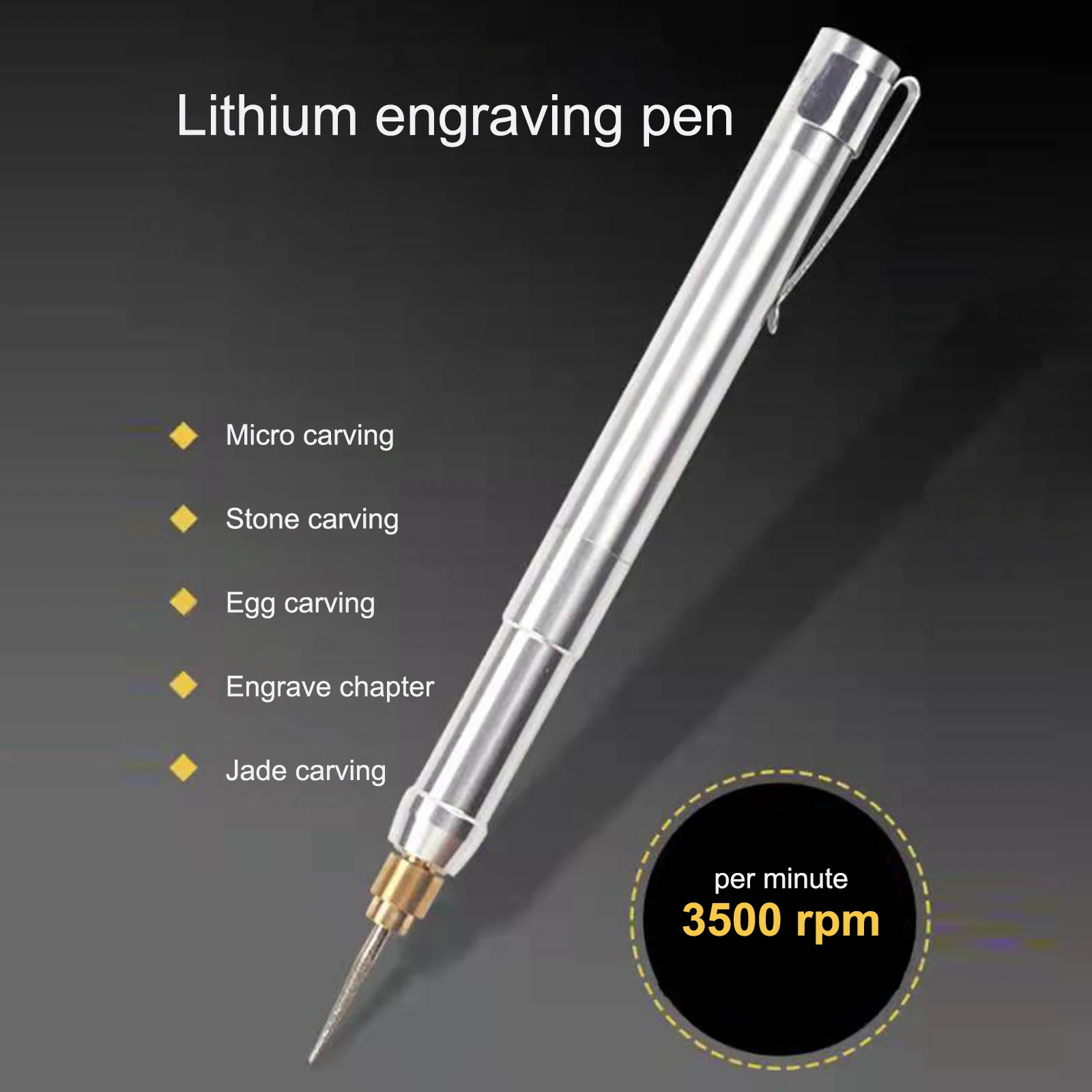 

Engraving Pen For Mill Nuclear Engraving Jade Rechargeable Polishing Carving Tools DIY Engraver Carving Pen Machine Graver Tool