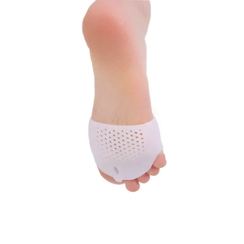 2Pcs/Pair Silicone Comfortable Toe Braces 5-holes Toe Separators Hallux Valgus Straightener Orthodontic Foot BracesFoot Care