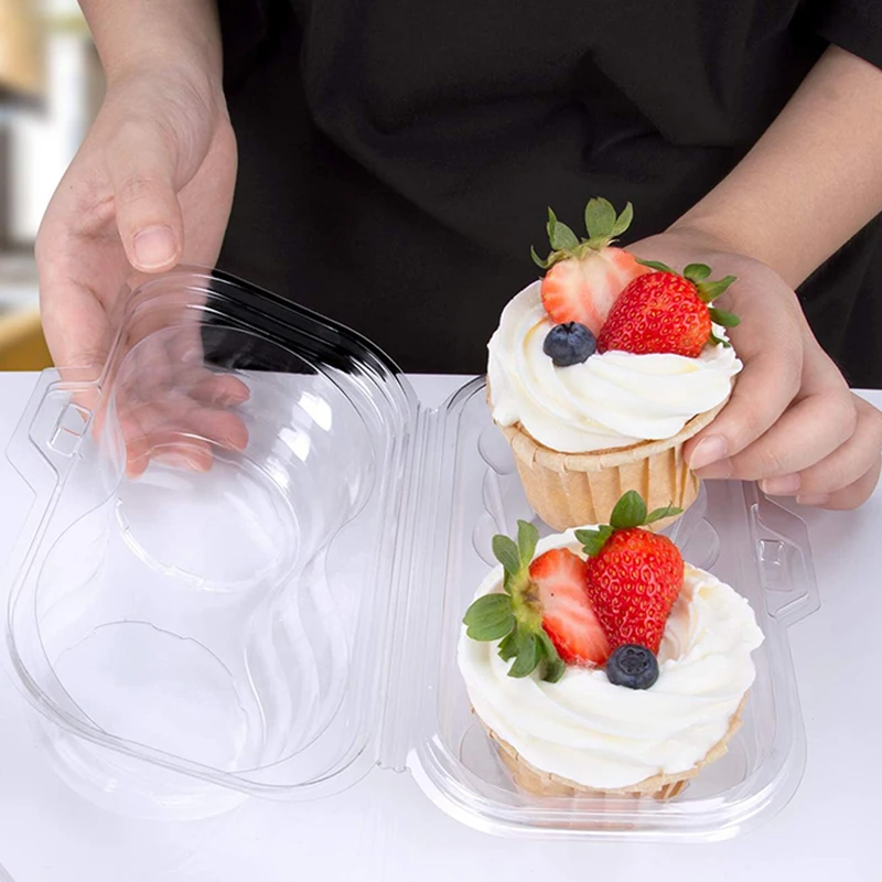 Description Picture 5 of item5pcs Cake Packaging Box Cupcake Muffin Container Pastry Dessert Holder for Wedding Birthday Party Decor Supplies Baby Shower